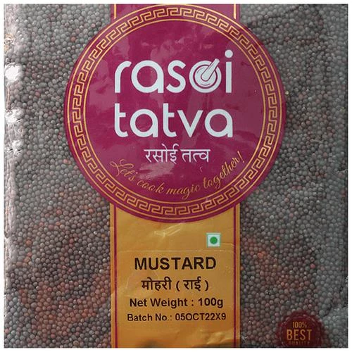 RASOI TATVA Mustard - 100percent Natural, 100 g-4.webp